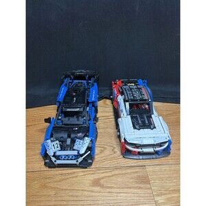 LEGO Technic McLaren Senna GTR 42123 Nascar Camaro 42153 Set Lot 2 99% Complete